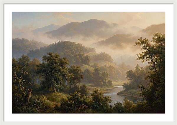 Morning Mist Over Mountains