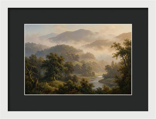 Morning Mist Over Mountains