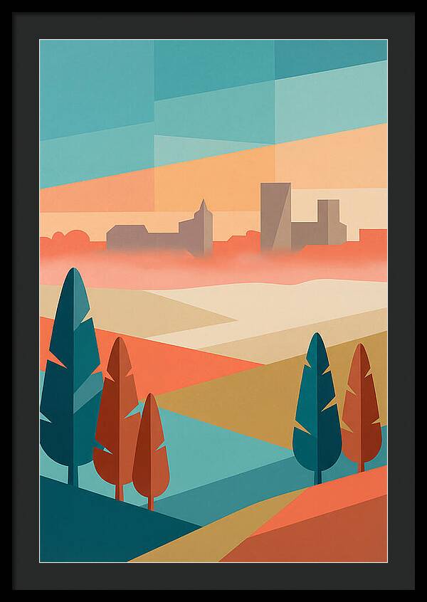 Morning Mist Over The City
