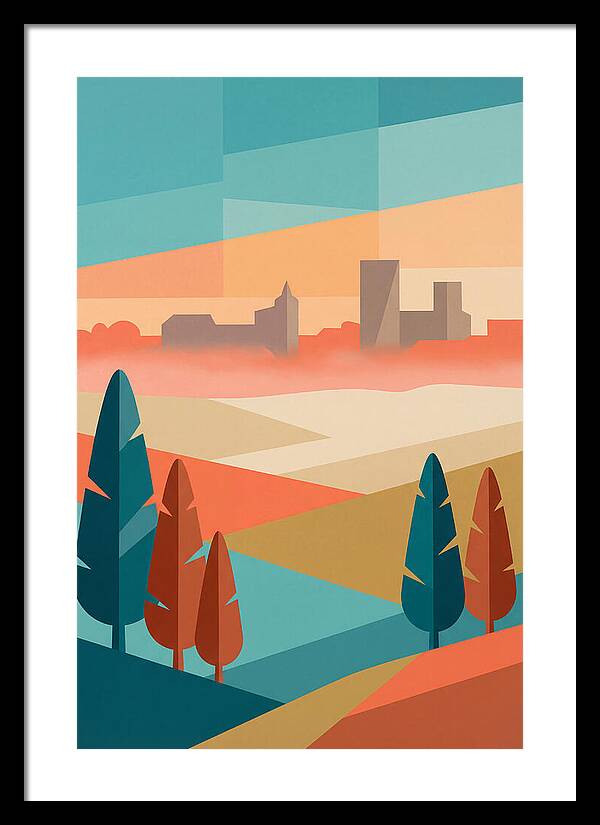 Morning Mist Over The City