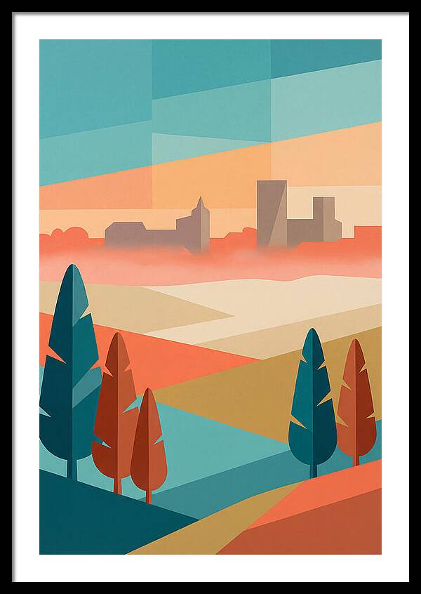 Morning Mist Over The City