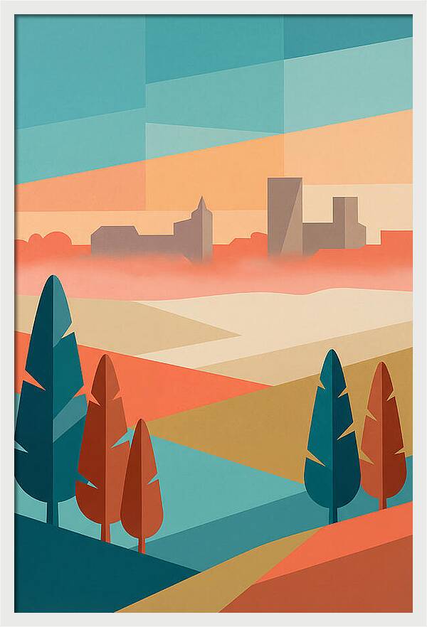 Morning Mist Over The City