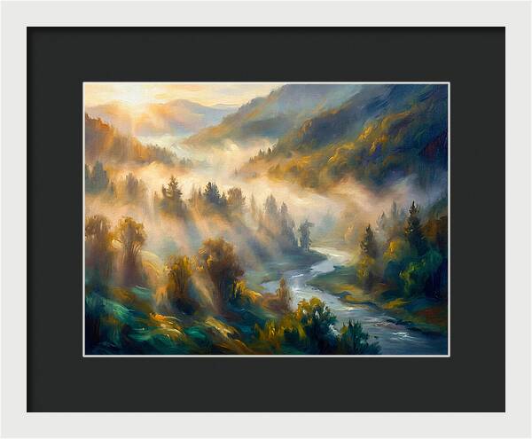 Morning Mist Over Valley