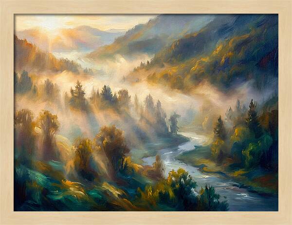 Morning Mist Over Valley