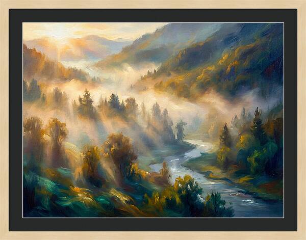 Morning Mist Over Valley