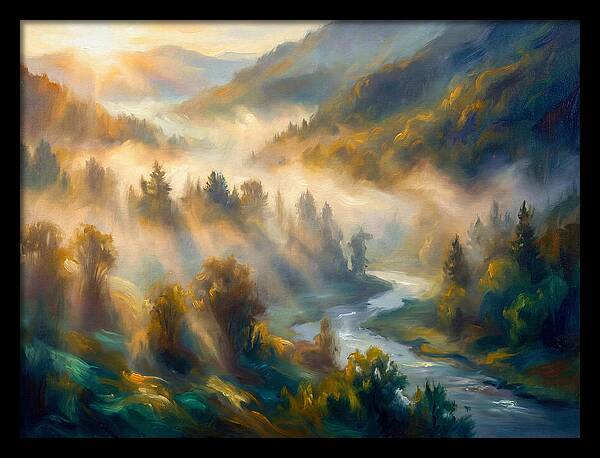 Morning Mist Over Valley