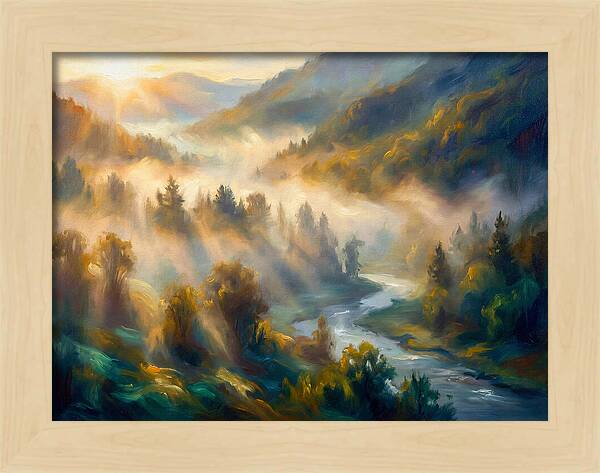 Morning Mist Over Valley
