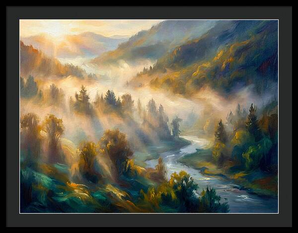 Morning Mist Over Valley