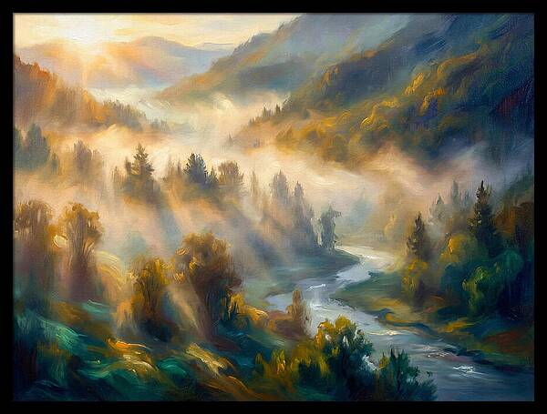 Morning Mist Over Valley