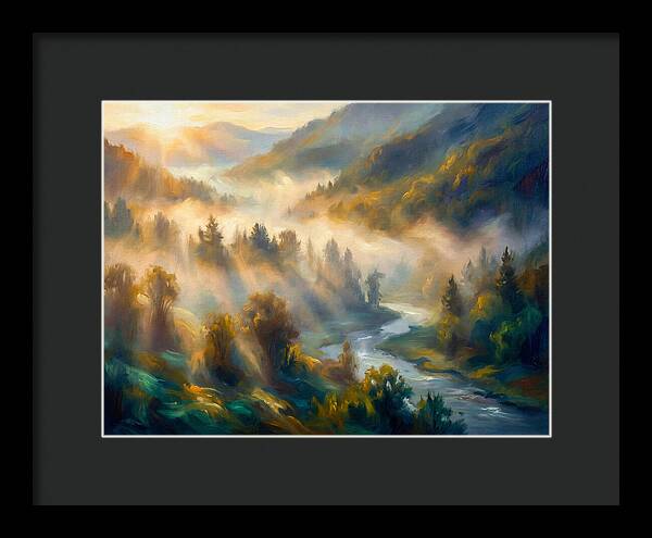 Morning Mist Over Valley