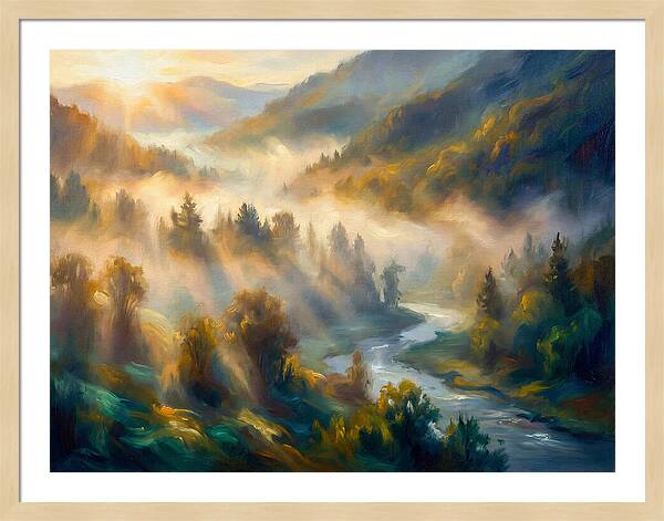 Morning Mist Over Valley