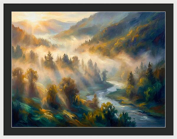 Morning Mist Over Valley
