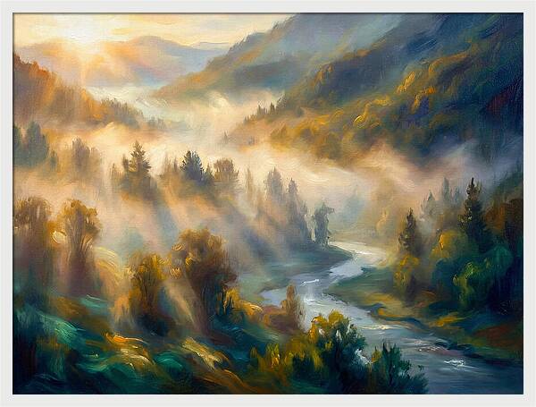 Morning Mist Over Valley
