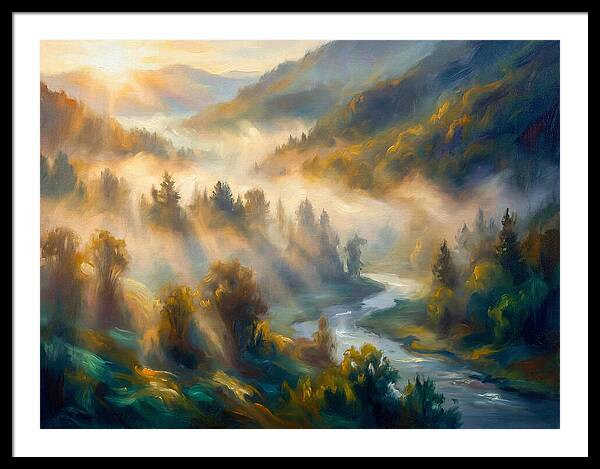 Morning Mist Over Valley