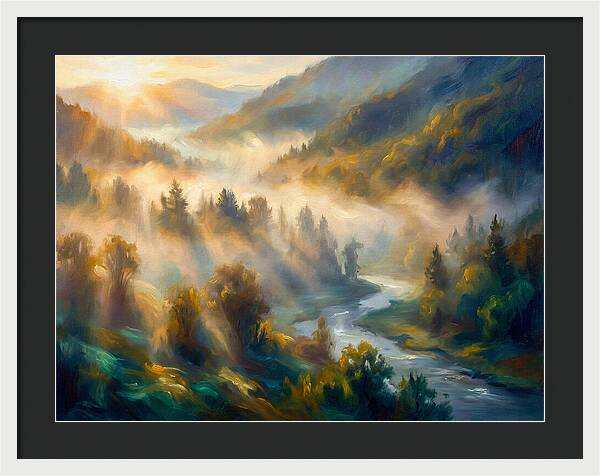 Morning Mist Over Valley