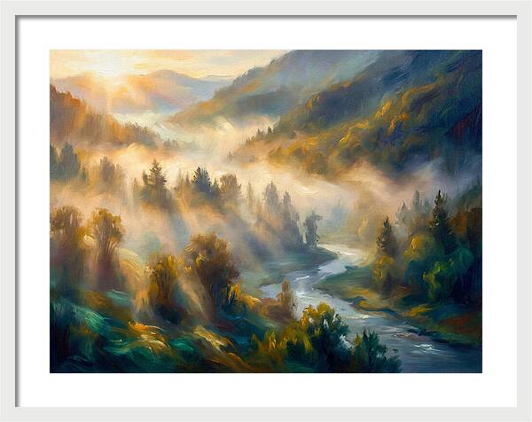 Morning Mist Over Valley