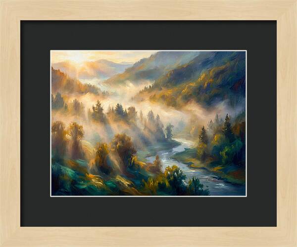 Morning Mist Over Valley