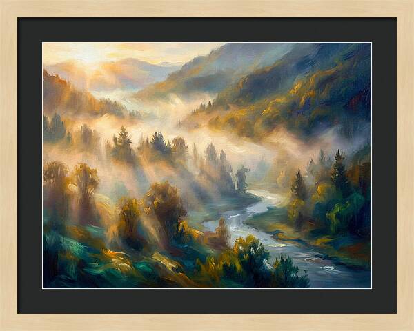 Morning Mist Over Valley