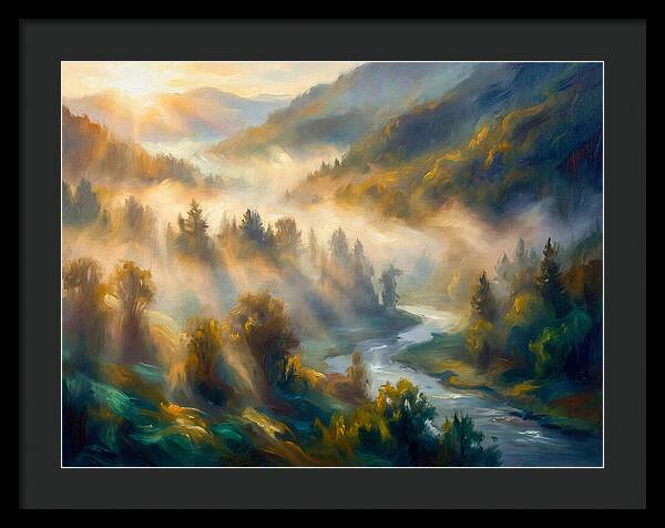 Morning Mist Over Valley