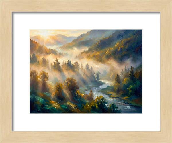 Morning Mist Over Valley