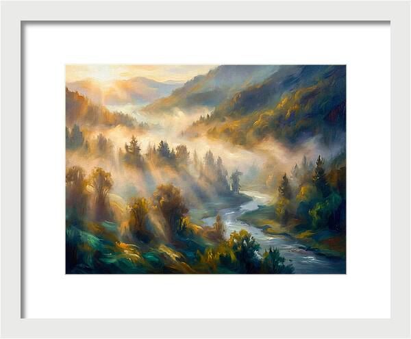 Morning Mist Over Valley