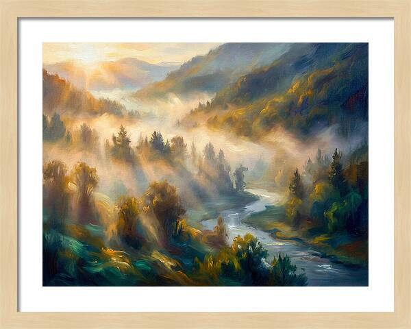 Morning Mist Over Valley