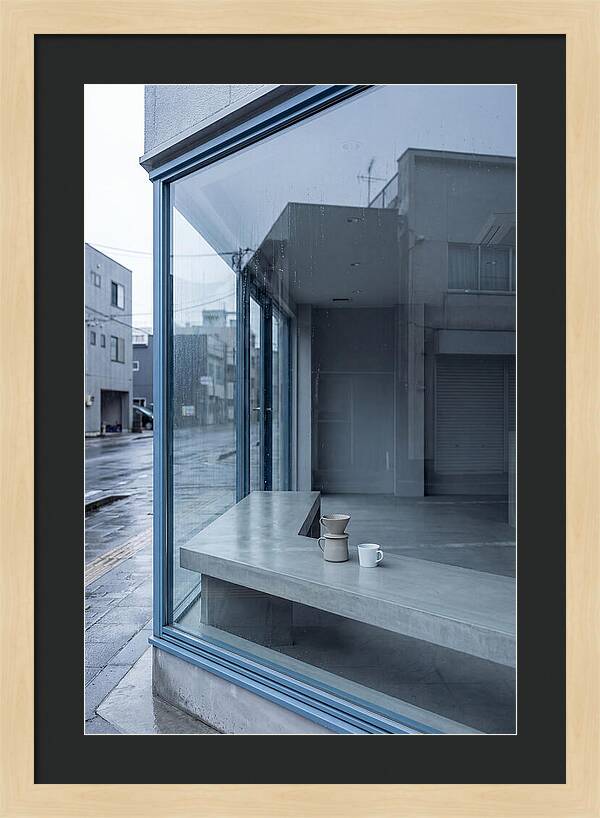 Morning Serenity Through Glass