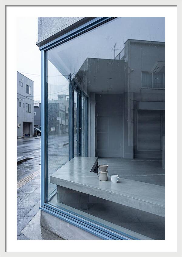 Morning Serenity Through Glass