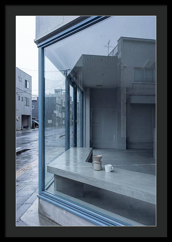 Morning Serenity Through Glass