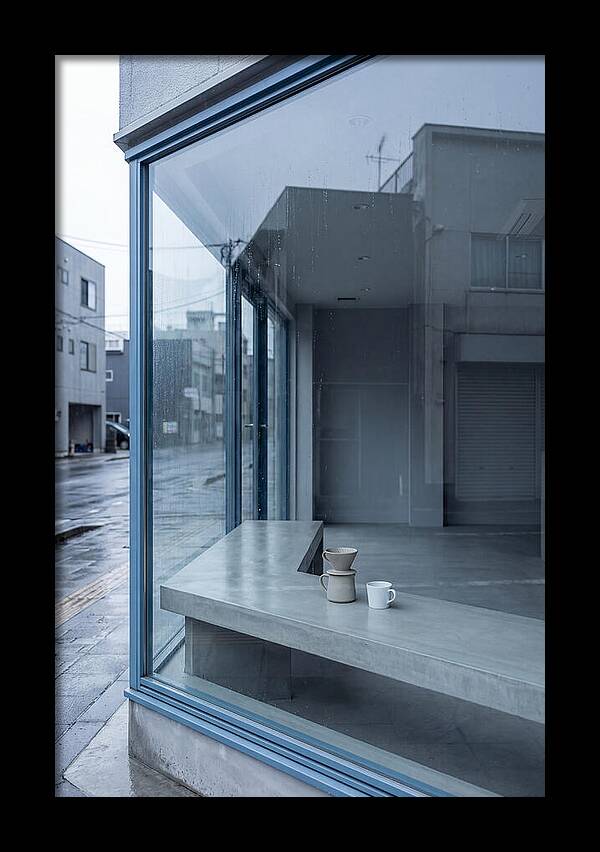 Morning Serenity Through Glass