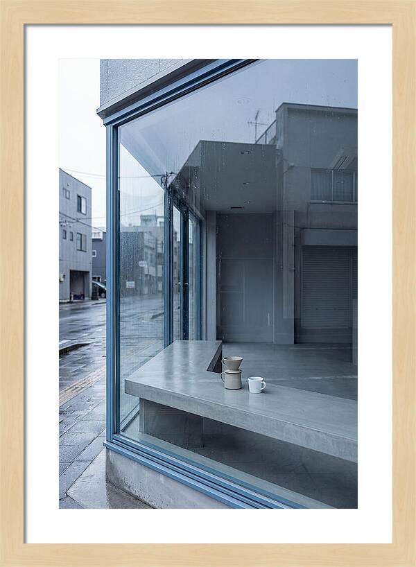 Morning Serenity Through Glass