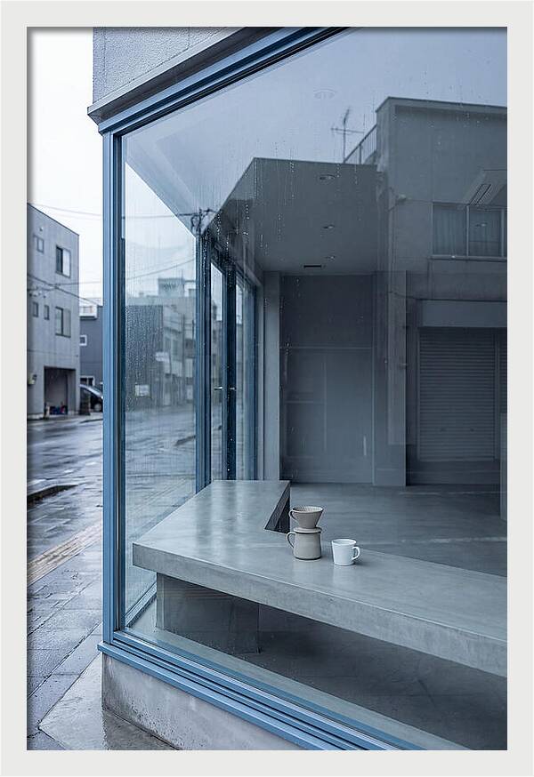 Morning Serenity Through Glass