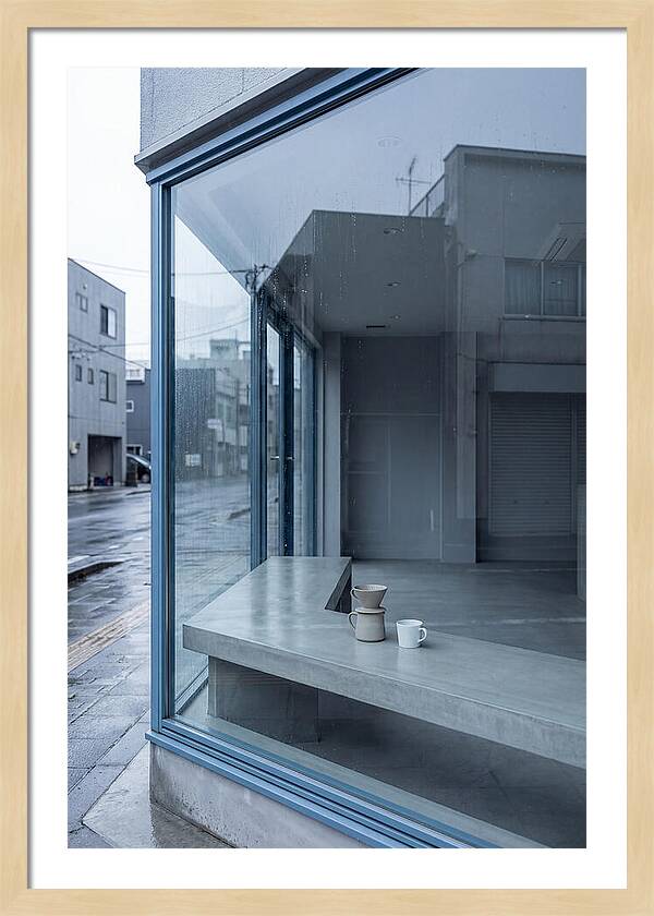 Morning Serenity Through Glass