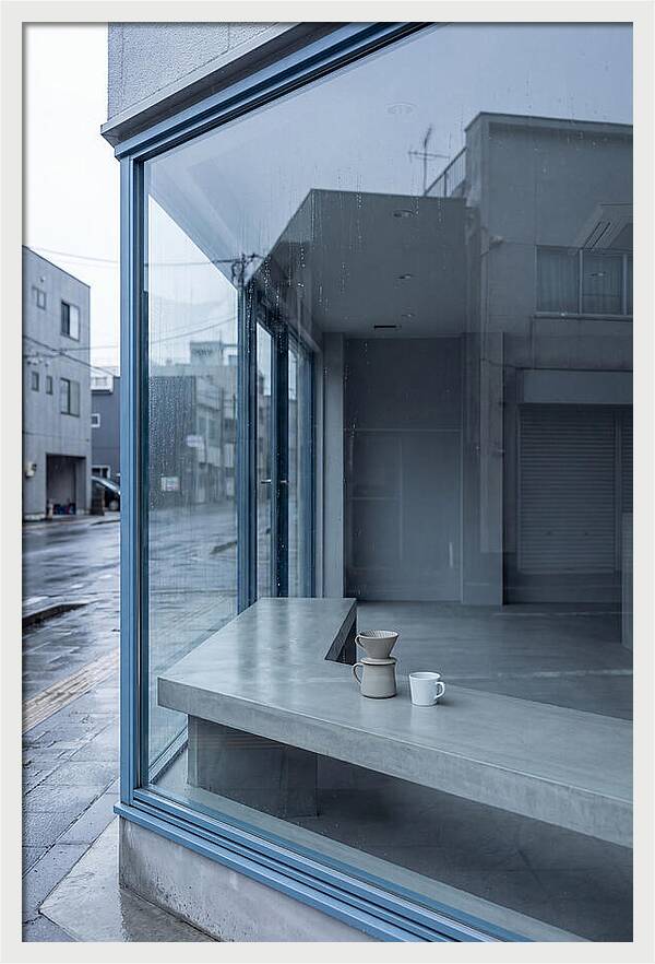 Morning Serenity Through Glass