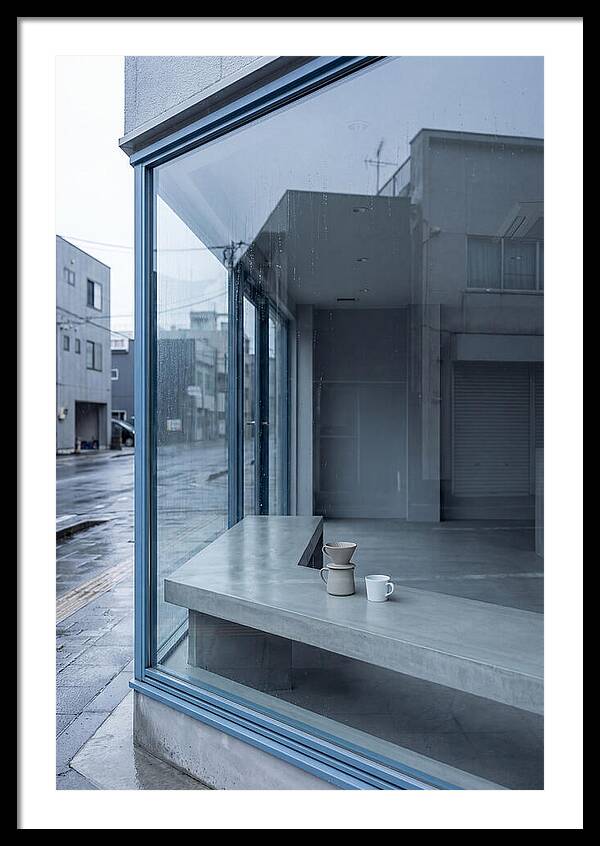 Morning Serenity Through Glass