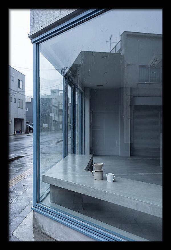 Morning Serenity Through Glass