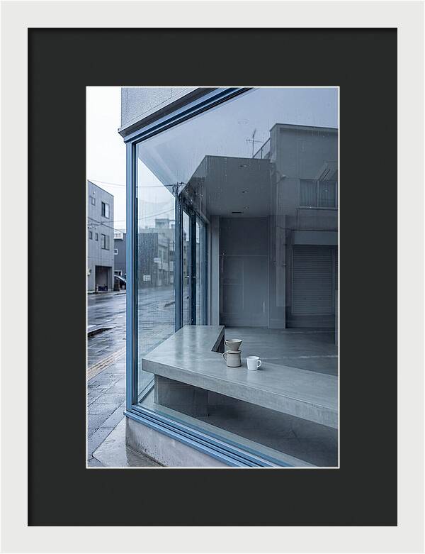Morning Serenity Through Glass