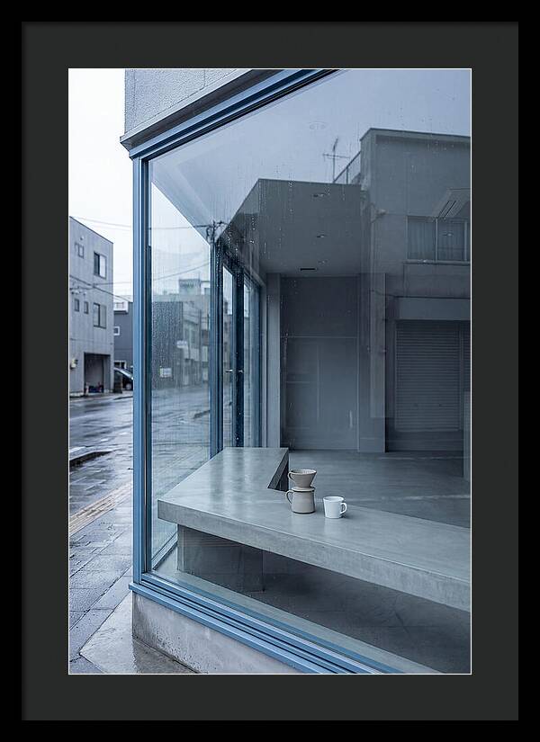 Morning Serenity Through Glass