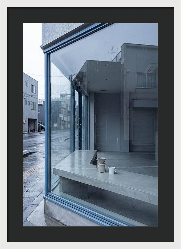 Morning Serenity Through Glass