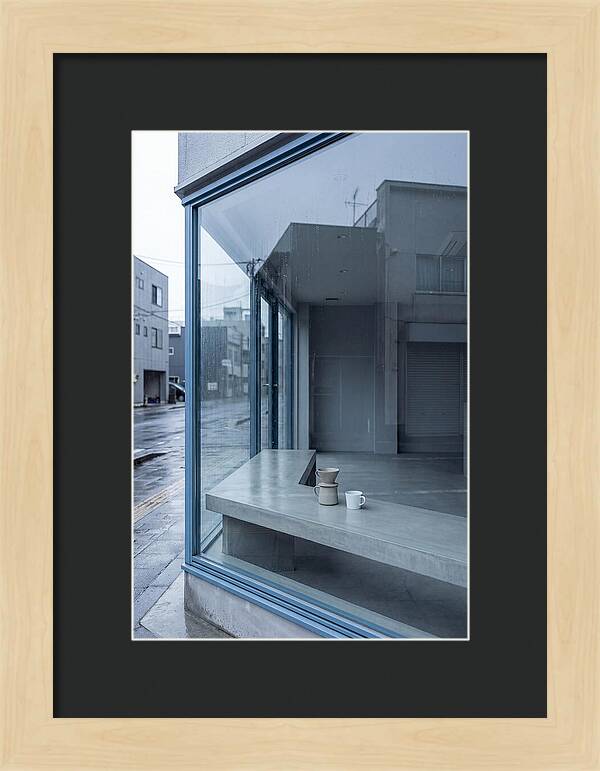 Morning Serenity Through Glass