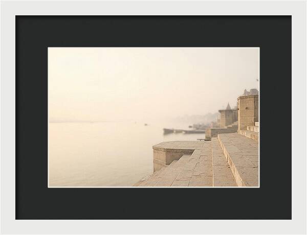 Morning Tranquility Along Varanasi Ghats