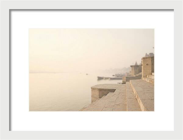 Morning Tranquility Along Varanasi Ghats