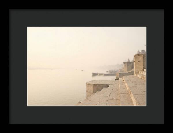 Morning Tranquility Along Varanasi Ghats