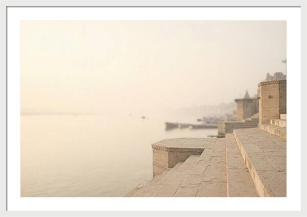 Morning Tranquility Along Varanasi Ghats