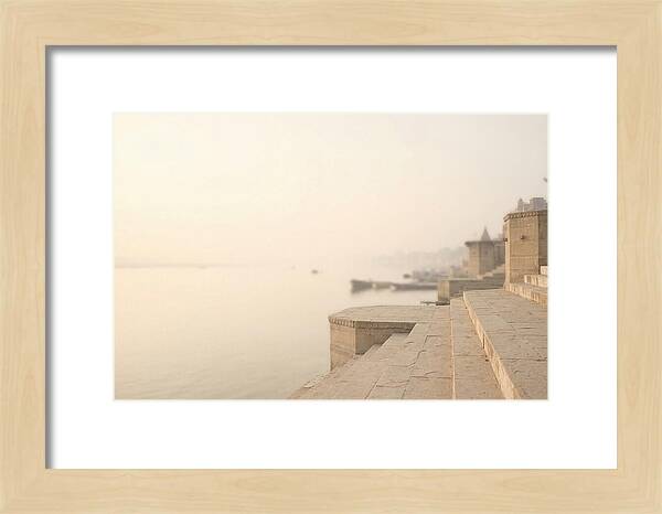 Morning Tranquility Along Varanasi Ghats