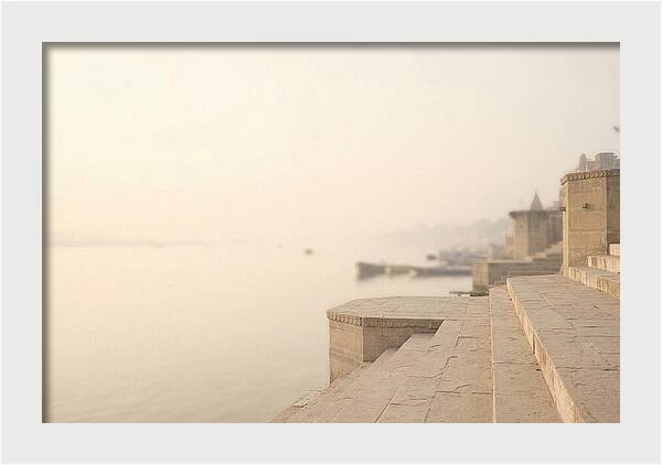 Morning Tranquility Along Varanasi Ghats