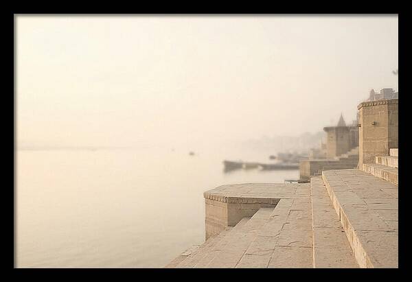 Morning Tranquility Along Varanasi Ghats