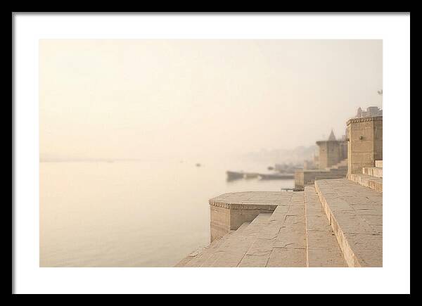 Morning Tranquility Along Varanasi Ghats