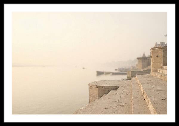 Morning Tranquility Along Varanasi Ghats