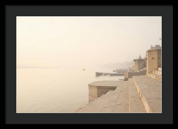 Morning Tranquility Along Varanasi Ghats